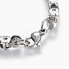 304 Stainless Steel Link Chain Bracelets BJEW-P239-14-4
