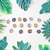 24Pcs 3 Colors 304 Stainless Steel Pendants STAS-DC0013-17-5