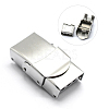 Tarnish Resistant 201 Stainless Steel Watch Band Clasps STAS-K173-01C-1