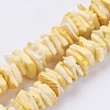Natural Sea Shell Beads Strands BSHE-K012-08B-1