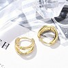 304 Stainless Steel Huggie Hoop Earrings for Women EJEW-C096-42G-01-5