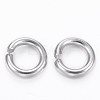 Non-Tarnish 304 Stainless Steel Open Jump Rings X-STAS-H555-08P-2