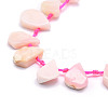 Natural Pink Opal Beads Strands G-E569-R02-3