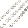 304 Stainless Steel Flat Sequin Chains CHS-A016-61P-A-1