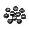 Synthetic Black Stone Cabochons X-G-R416-10mm-46-1-1