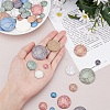 SUNNYCLUE 48Pcs 8 Style Resin Cabochons CRES-SC0001-77-3