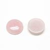 Natural Rose Quartz Cabochons G-R416-16mm-48-2