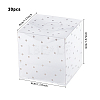 Polka Dot Pattern Transparent PVC Square Favor Box Candy Treat Gift Box CON-BC0006-28-2