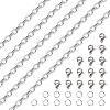 5M 304 Stainless Steel Rectangle Link Chains CHS-TA0001-55-3