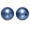 Imitation Metal Style Round Silicone Beads SI-JX0034A-04-1
