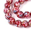 Handmade Lampwork Beads Strands LAMP-T007-04D-3