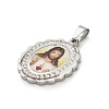 304 Stainless Steel Pendants STAS-Q343-06A-P-2