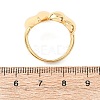Brass Cuff Open Rings RJEW-Z129-02G-06-5