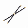 Nylon Twisted Cord Bracelet Making MAK-T003-01G-2