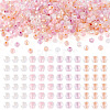 405Pcs Eletroplated Transparent Glass Beads GLAA-TA0003-66D-1