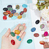 GOMAKERER 30Pcs 30 Styles Natural & Synthetic Mixed Gemstone Cabochons G-GO0001-24-3
