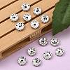 Brass Rhinestone Spacer Beads RB-A014-L10mm-01S-4