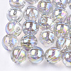 Transparent Plastic Beads OACR-S026-8mm-16-1