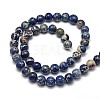 Natural Imperial Jasper Beads Strands G-I122-8mm-16-3