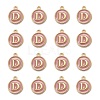 Golden Plated Alloy Enamel Charms LS-ENAM-S118-07D-2