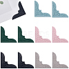15Pcs 5 Colors PU Leather Corner Protectors AJEW-CL0002-95-1