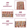 Polyester Yarn Tassel Ribbon MP-TAC0001-11B-5
