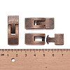 Tibetan Style Snap Lock Clasps LS-TIBE-LF11313Y-R-LF-3