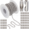 10M 304 Stainless Steel Ball Chains CHS-SC0001-04B-1