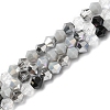 Electroplate Glass Beads Strands EGLA-D018-02C-1