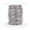Tarnish Resistant 304 Stainless Steel Paperclip Chains CHS-F010-01C-P-01-3