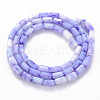 Opaque Baking Painted Crackle Glass Beads Strands EGLA-T008-18E-2