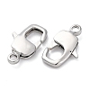Brass Lobster Claw Clasps X-KK-H513-01A-P-2