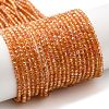 Electroplate Transparent Glass Beads Strands GLAA-H021-01A-FR06-1
