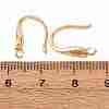Brass Micro Pave Cubic Zirconia Earring Hooks KK-CBA8EB2-10G-3