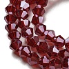 Transparent Electroplate Glass Beads Strands EGLA-A039-T3mm-A27-3