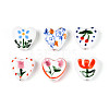 Handmade Porcelain Ceramic Beads PORC-T134-28M-2