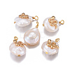 Natural Cultured Freshwater Pearl Pendants PEAR-E013-20A-2
