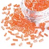 Transparent Colours Luster Glass Bugle Beads SEED-N005-001-A11-1