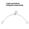 6Pcs 6 Style Brass Cable Chain Necklace Making FIND-AB00047-3