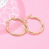 Ion Plating(IP) 304 Stainless Steel Hoop Earrings EJEW-N0016-11G-D-5