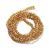 Electroplate Transparent Glass Beads Strands LS-EGLA-A035-T3mm-A04-2