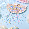 405Pcs Eletroplated Transparent Glass Beads GLAA-TA0003-66B-5