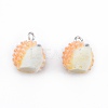 Opaque Resin Pendants RESI-T053-06-2