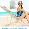 Beach Patio Canvas Cloth Chair Replacement Fabric AJEW-WH20004-31D-02-5