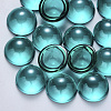 Transparent Spray Painted Glass Cabochons GLAA-S190-013B-D01-1