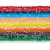 21 Strands 21 Colors Electroplate Glass Beads Strands EGLA-TA0003-07-3