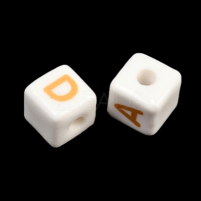 Handmade Printed Porcelain Beads PORC-T136-01B-1