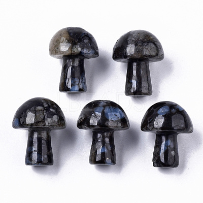Natural Larvikite GuaSha Stone G-N0325-02N-1