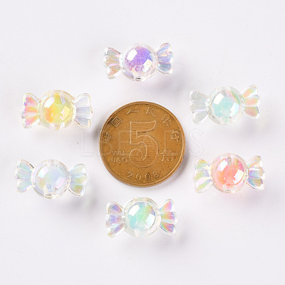 Transparent Acrylic Beads X-TACR-S152-03B-1