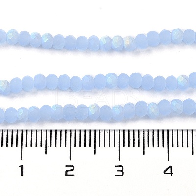 Imitation Jade Glass Beads Strands EGLA-A034-J2mm-MB03-1